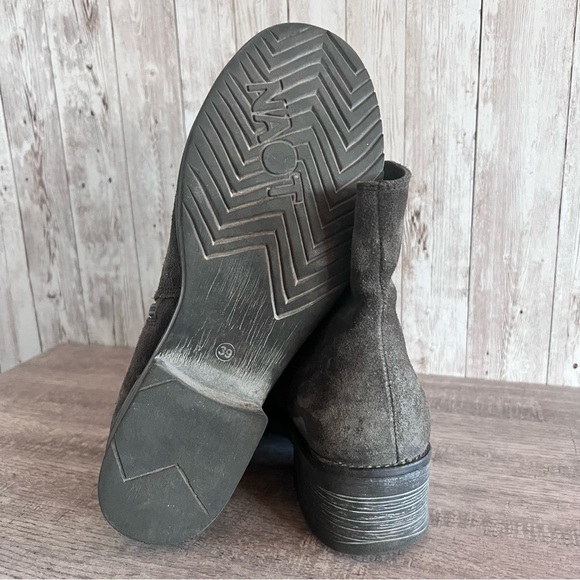 Naot Charcoal Suede Ankle Boots - Picture 8 of 8